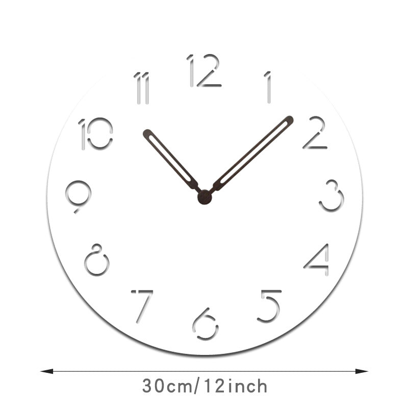 Skorter | Atmospheric LED Light Silent Wall Decor Clock