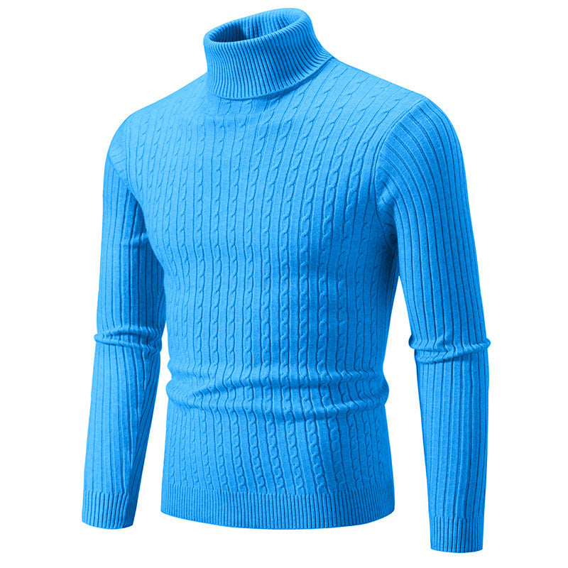Men's turtleneck sweater made of comfortable knit quality Skorter