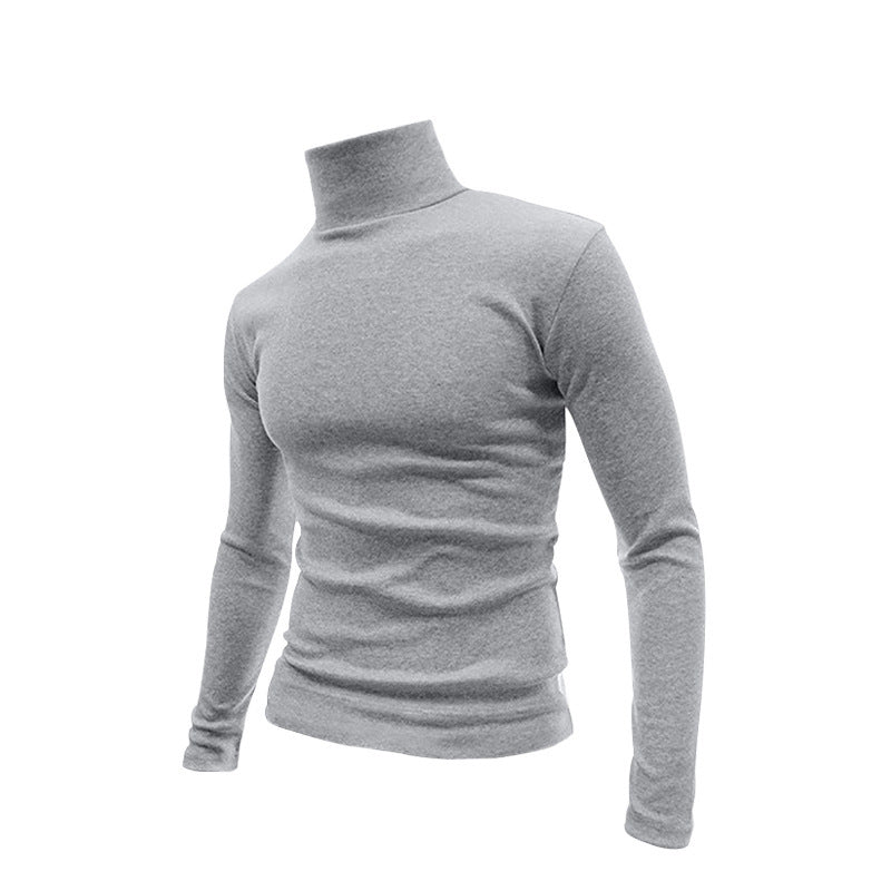 Men's turtleneck sweater made of fine cotton Skorter
