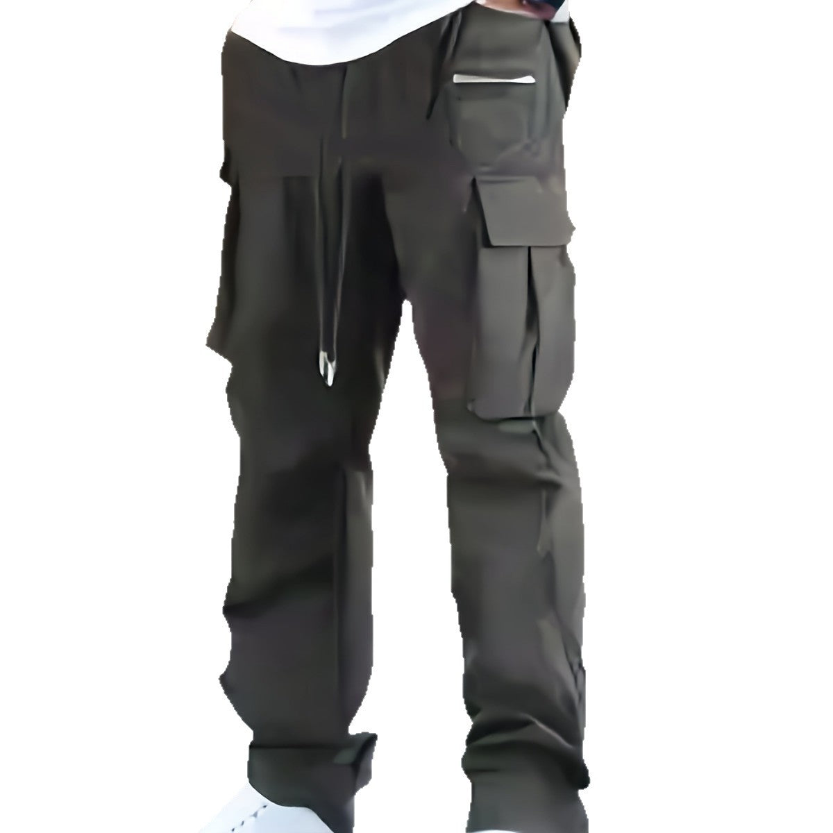 Men's modern cargo pants with multifunctional pockets and elastic waistband Skorter
