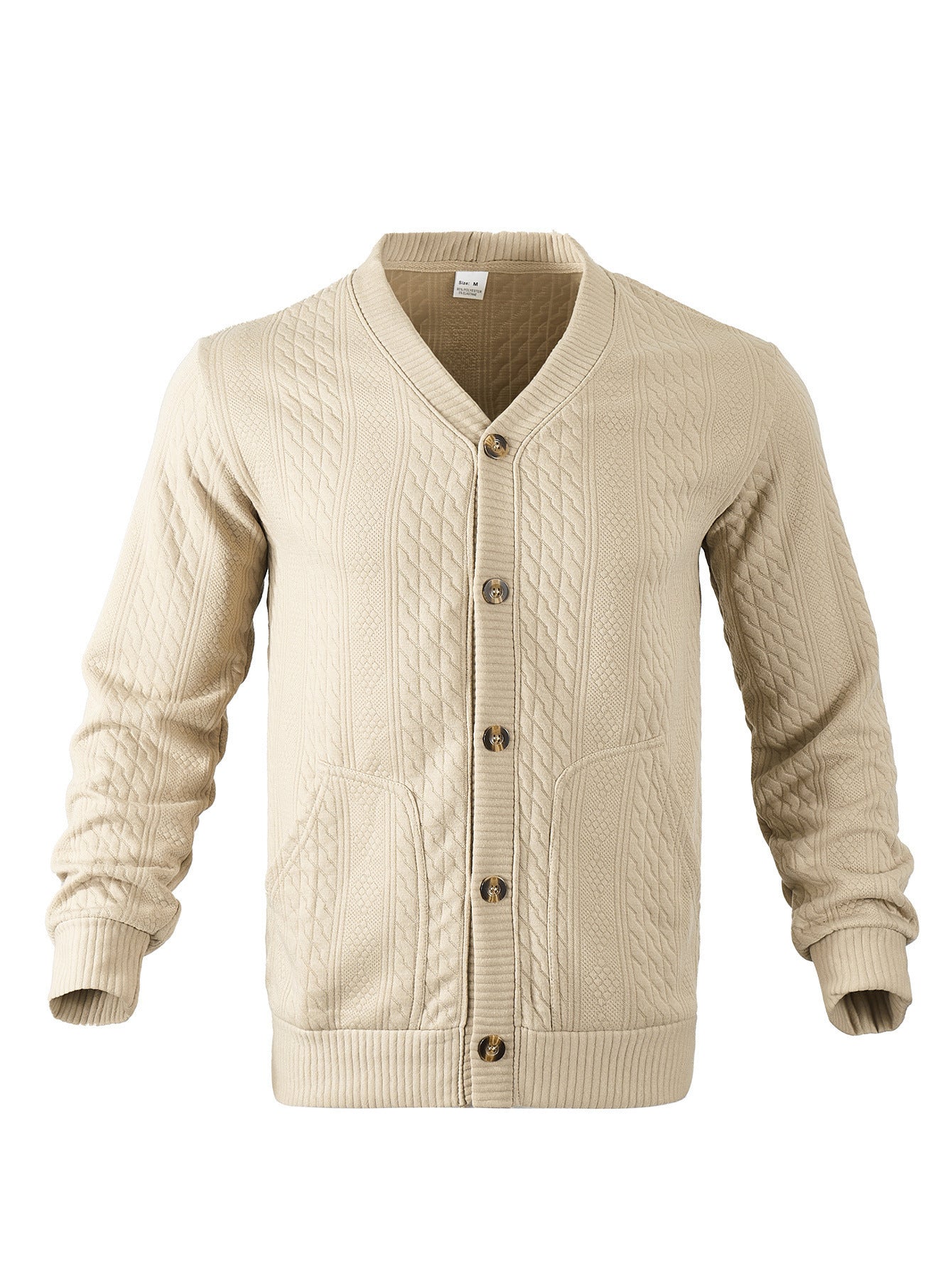 Men's cardigan with modern details and practical pockets Skorter