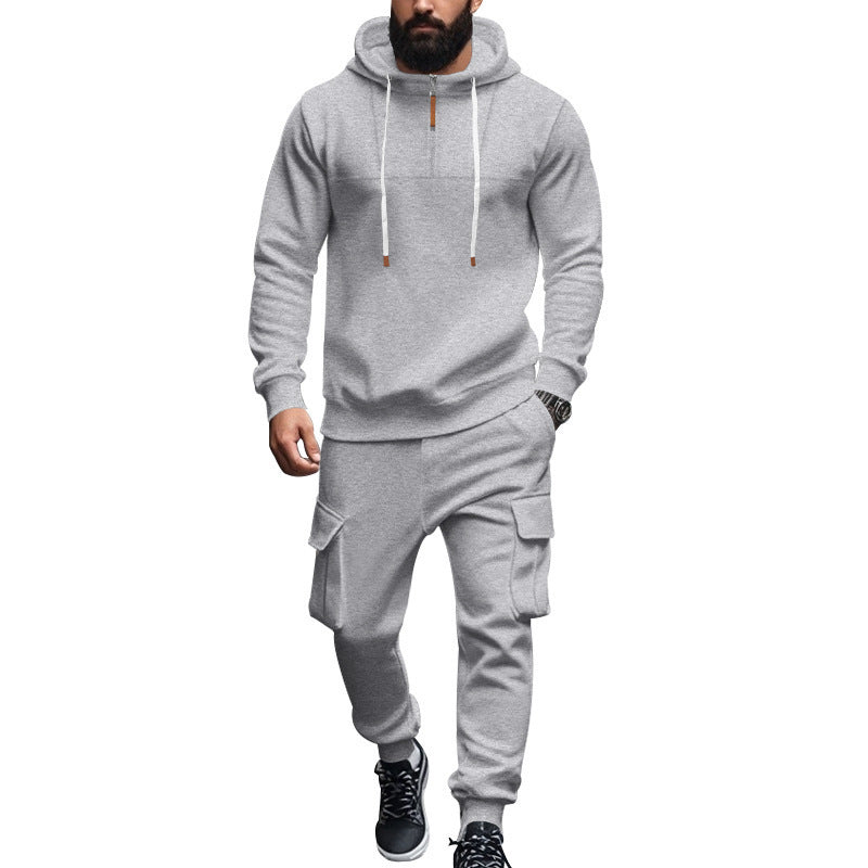 Men's sporty tracksuit with modern zipper and practical pockets Skorter