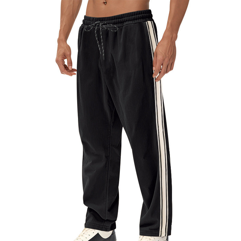 Men's sporty leisure pants with breathable inserts and comfortable drawstring Skorter