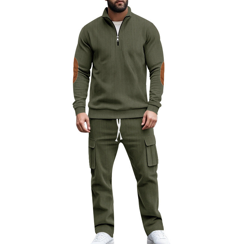 Men's sporty leisure set with zipper and practical pockets Skorter