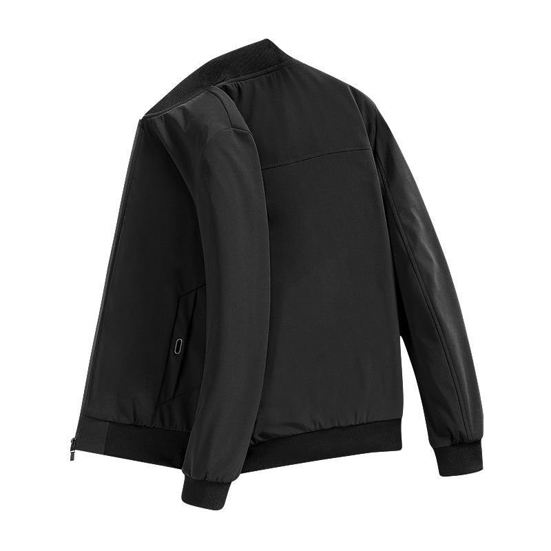 Men's sporty transitional jacket with elastic cuffs and innovative pockets Skorter