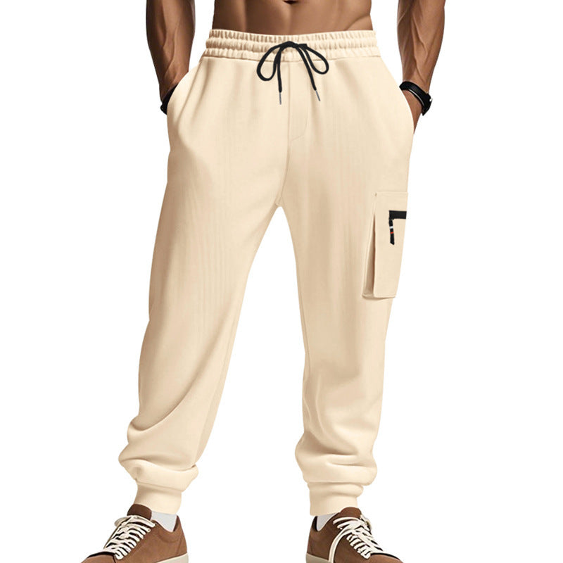 Men's sporty jogging trousers with practical side pockets and adjustable waistband Skorter