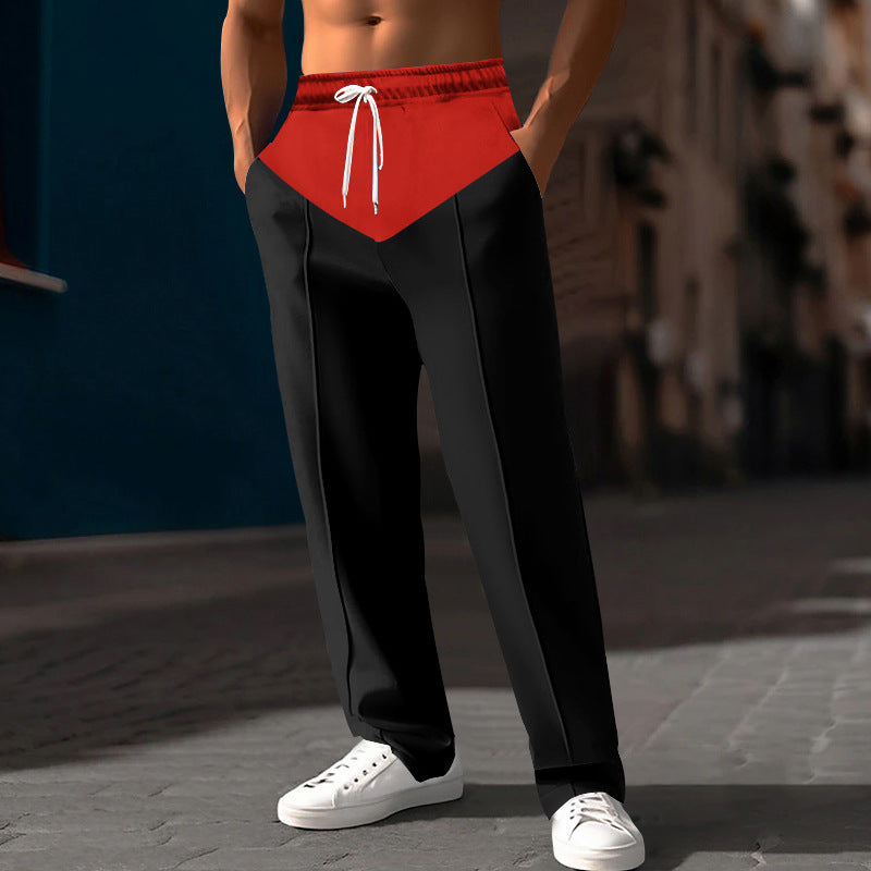 Men's stylish sweatpants with innovative cut and side pockets Skorter