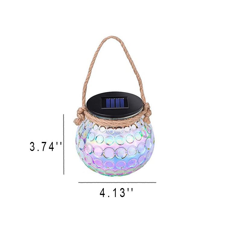 Skorter | Solar broken glass bottle LED outdoor decorative hanging light