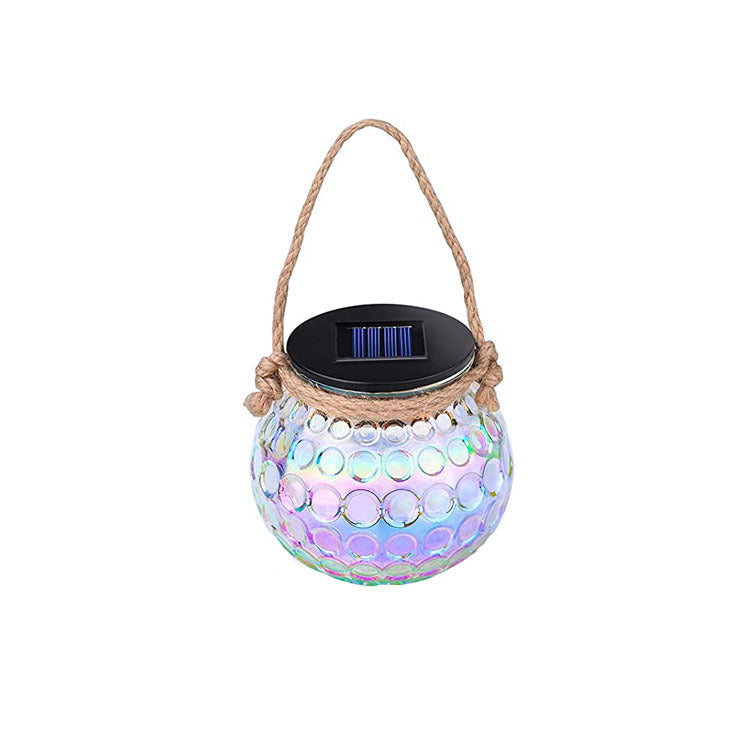 Skorter | Solar broken glass bottle LED outdoor decorative hanging light