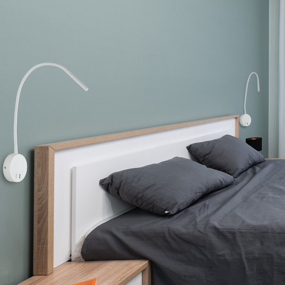 Skorter | Minimalistic USB rechargeable silicone spotlight LED reading wall lamp