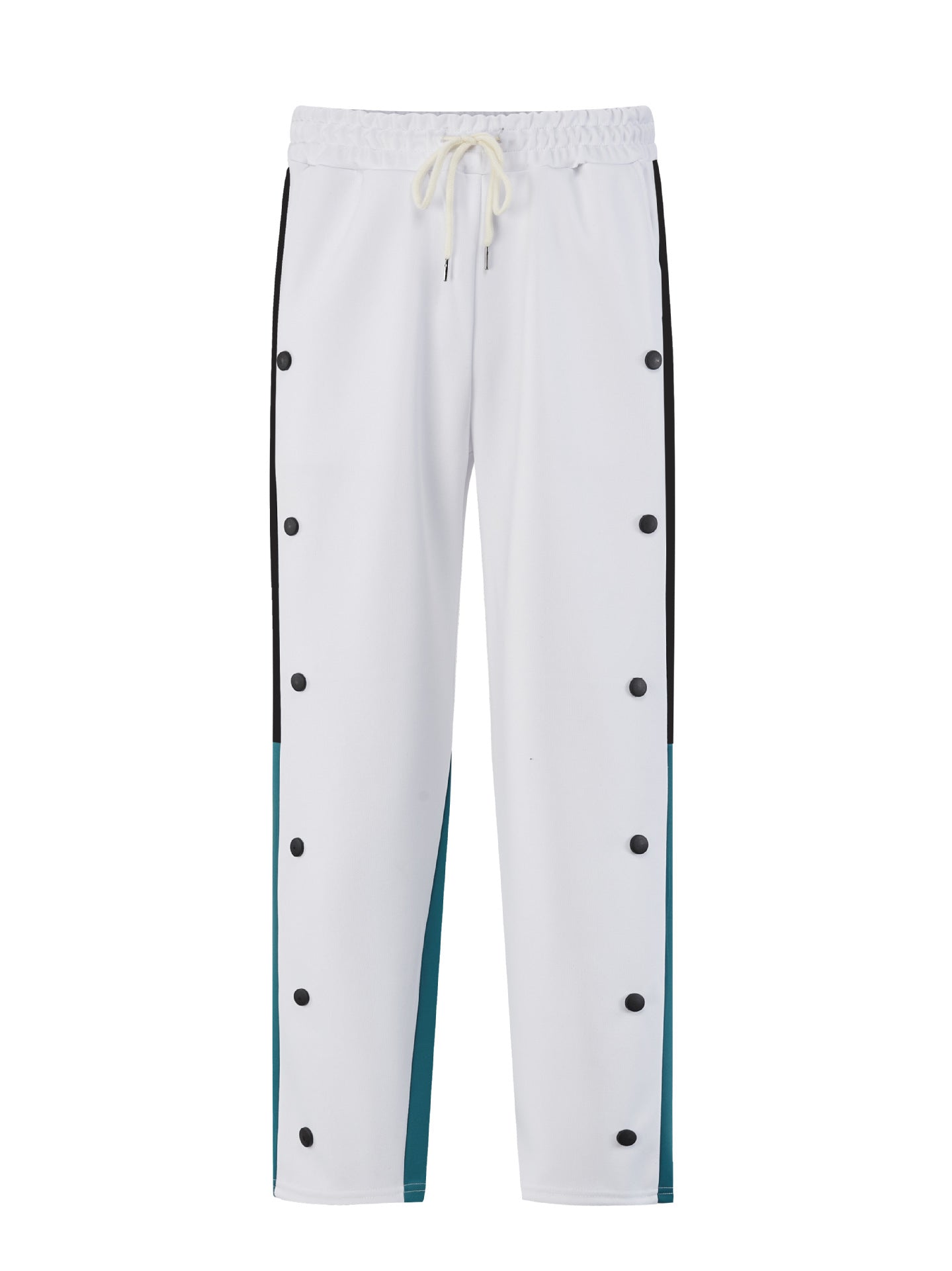 Men's sporty training pants with snap button closure and breathable structure Skorter