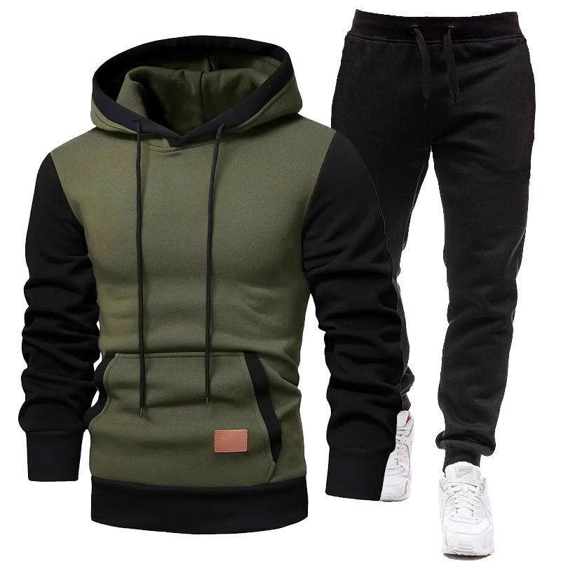 Men's Sporty Hoodie and Jogging Pants Set Skorter