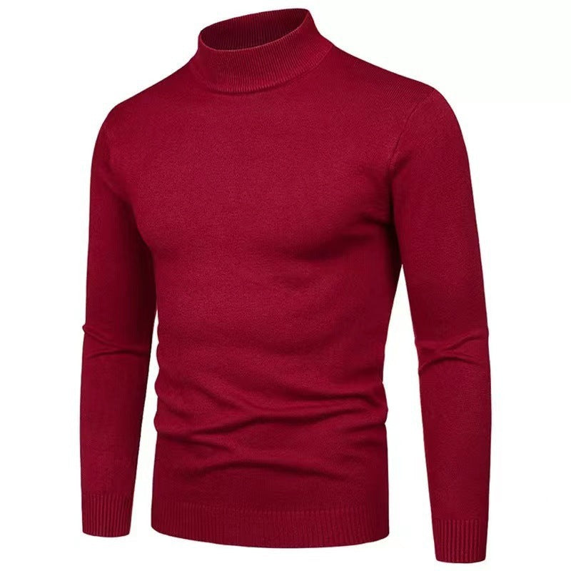 Men's turtleneck sweater made of high-quality knit material Skorter