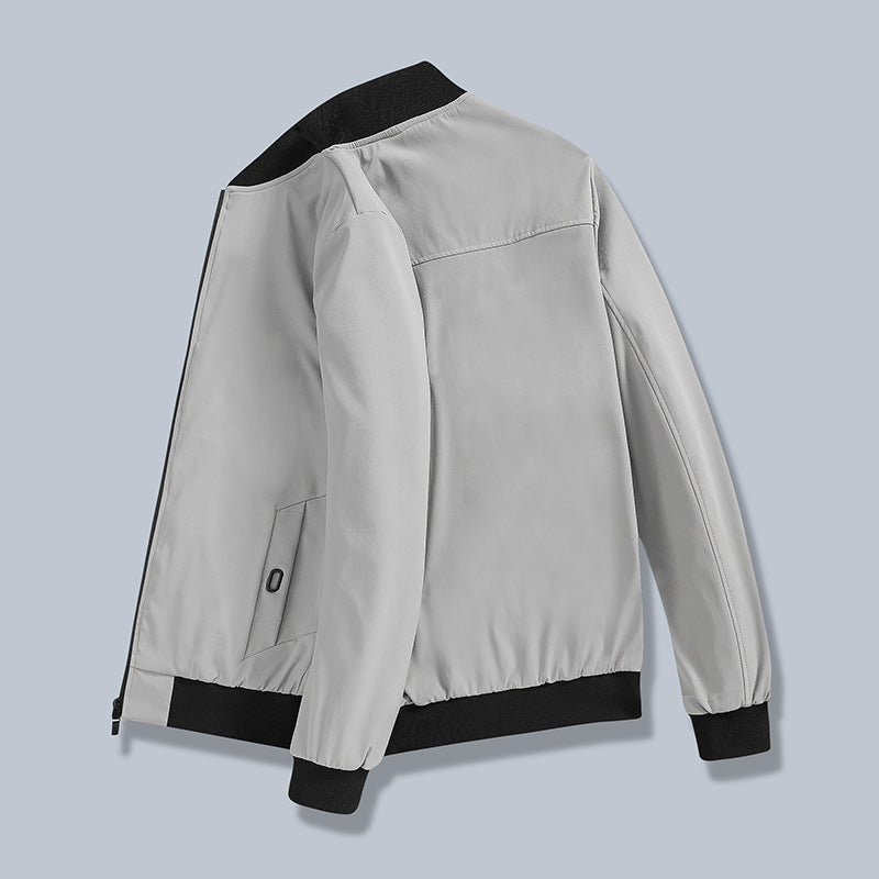 Men's sporty transitional jacket with elastic cuffs and innovative pockets Skorter