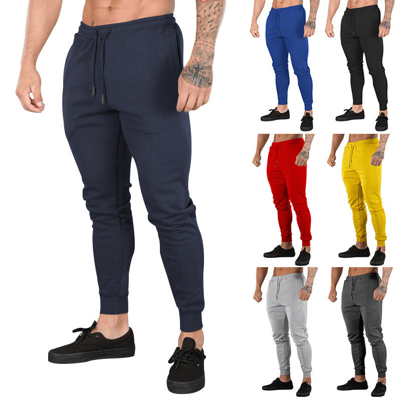 Men's sporty joggers with a slim fit and adjustable drawstring Skorter