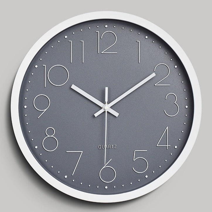 Skorter | Simple Design 3D Silent Classroom Wall Clock 30 cm
