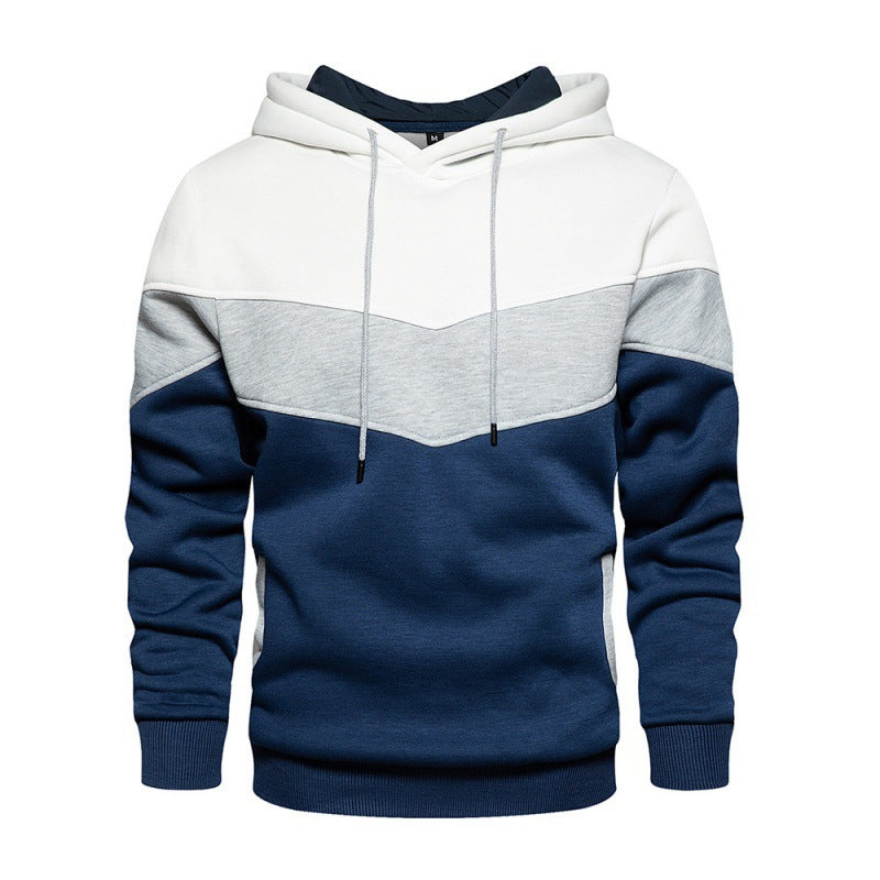 Men's sporty hoodie with modern color block design and breathable properties Skorter