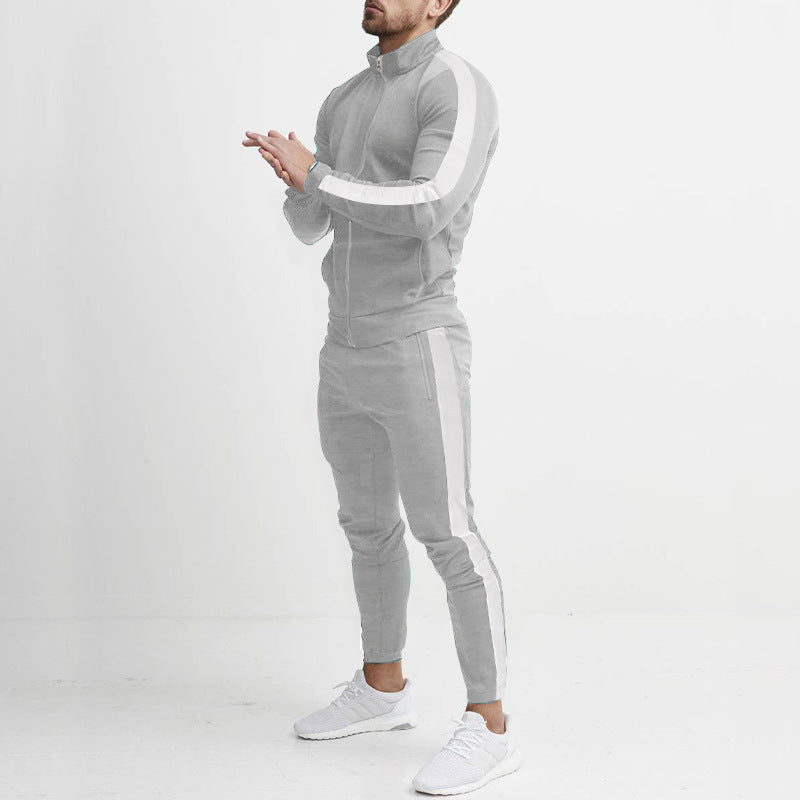 Men's tracksuit with high collar and modern cut Skorter