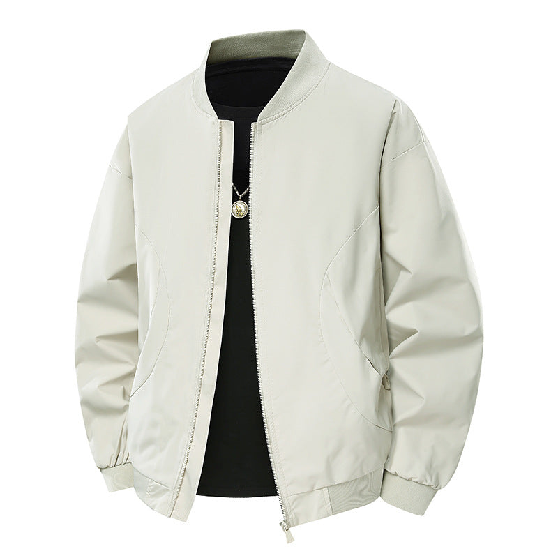 Men's stylish bomber jacket with uncomplicated cut and elastic cuffs Skorter