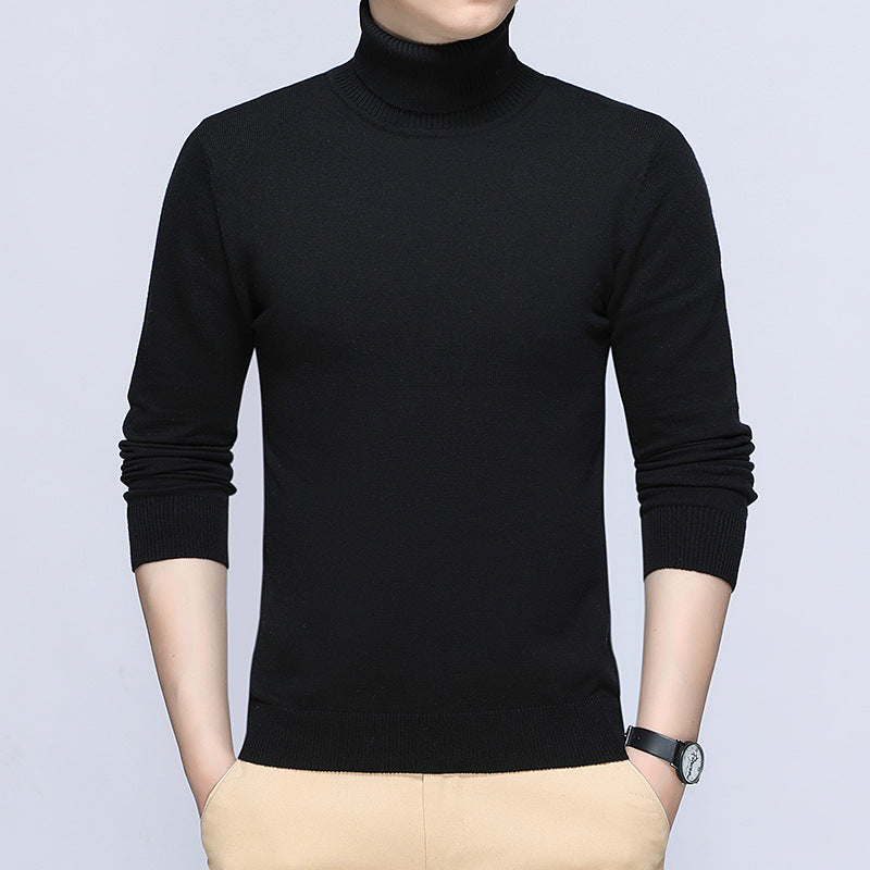 Men's turtleneck sweater made of high-quality, breathable cotton Skorter