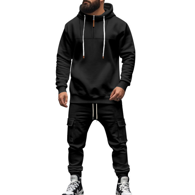Men's sporty tracksuit with modern zipper and practical pockets Skorter