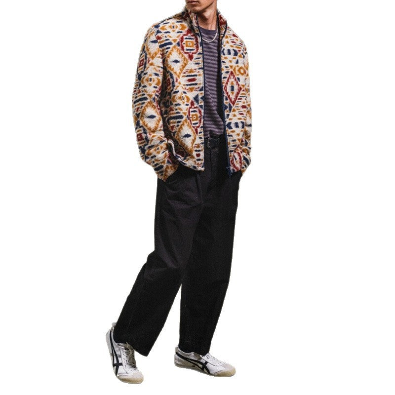 Men's stylish patterned jacket Skorter