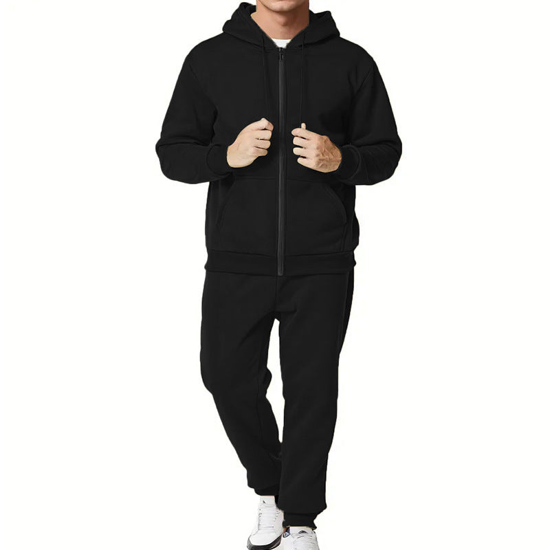 Men's sporty hoodie and jogger set with practical pockets and breathable materials Skorter