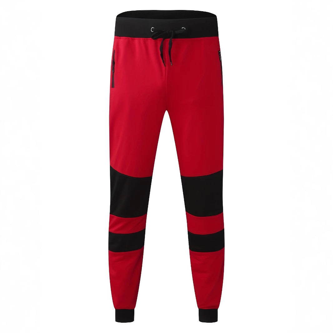 Men's stylish leisure jogging pants with breathable inserts and practical drawstring Skorter