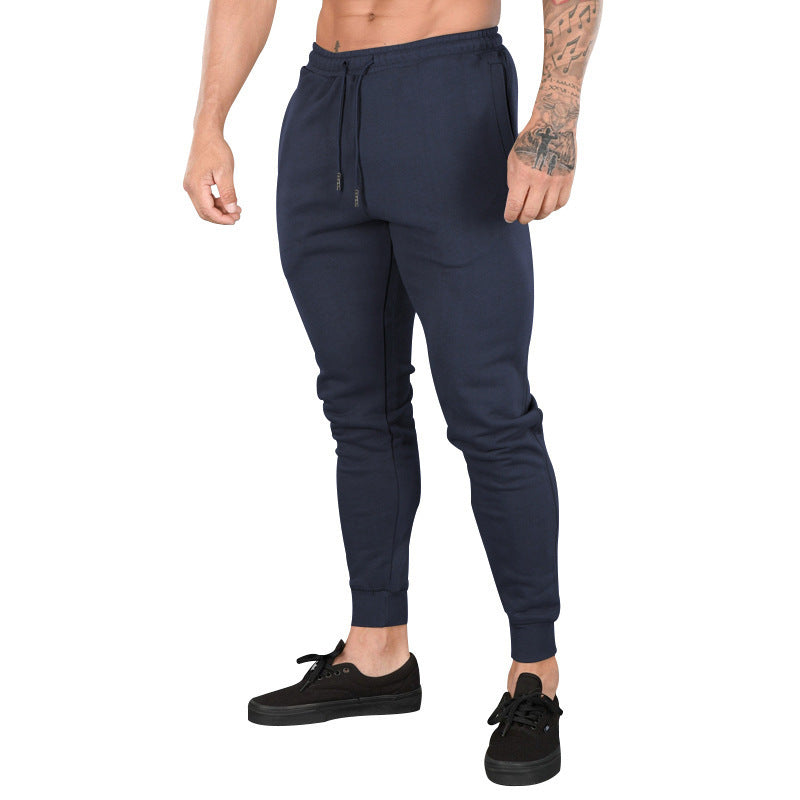Men's sporty joggers with a slim fit and adjustable drawstring Skorter