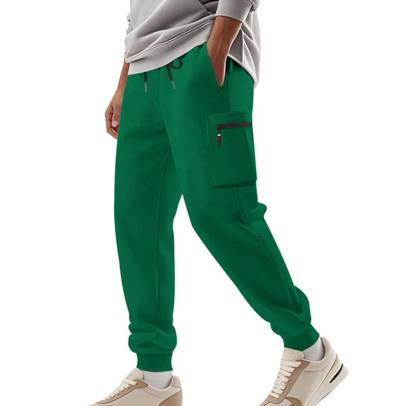 Men's sporty jogging trousers with practical side pockets and adjustable waistband Skorter