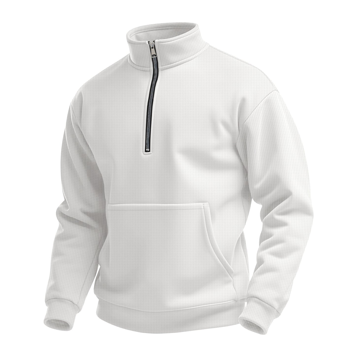 Men's fleece pullover with convertible collar Skorter
