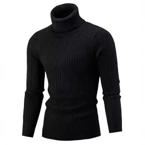 Men's turtleneck sweater made of comfortable knit quality Skorter