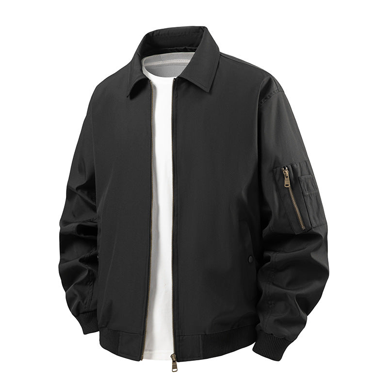 Men's sporty bomber jacket with practical zip pockets Skorter