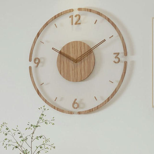 Skorter | Silent Nordic Wood Wall Clock 35 cm