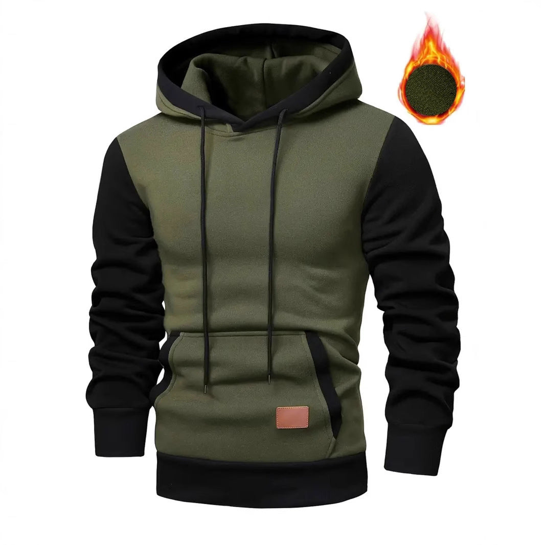 Men's stylish hoodie with practical pockets and contrasting design Skorter