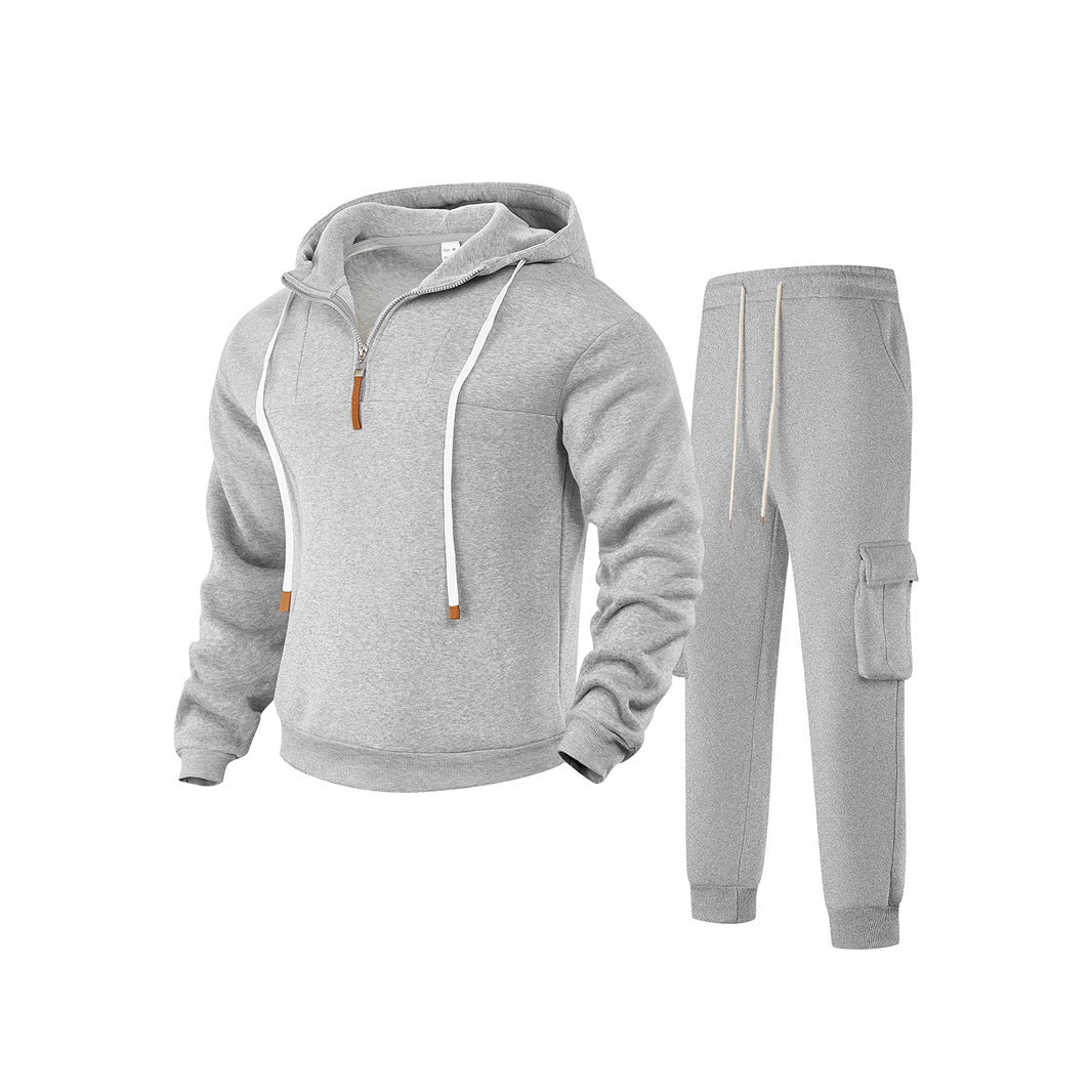 Men's sporty tracksuit with modern zipper and practical pockets Skorter
