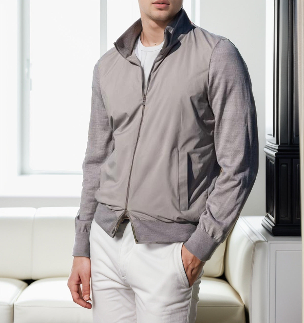 Men's sporty transitional jacket Skorter