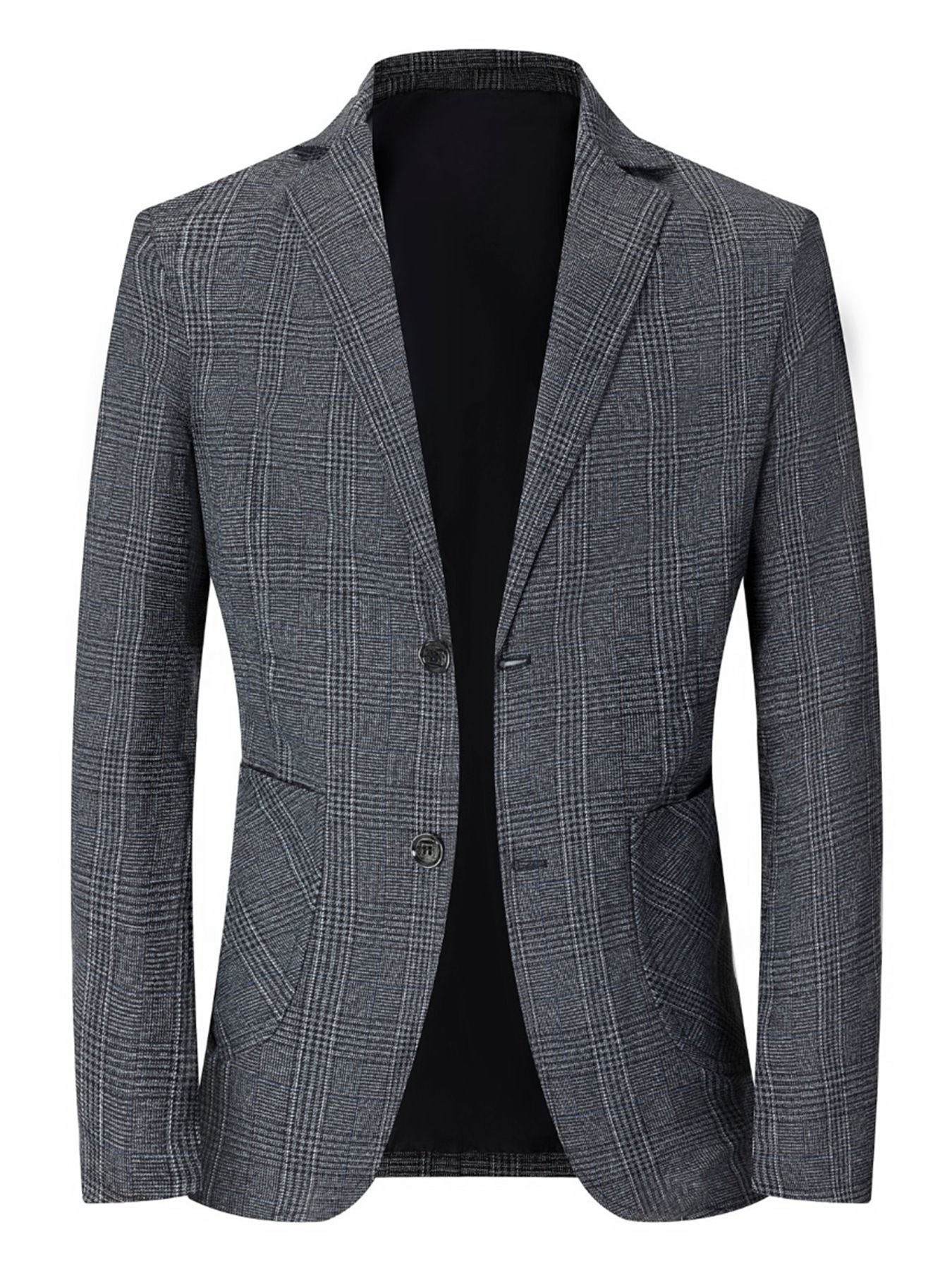 Men's stylish checkered Slim-Fit Blazer Skorter