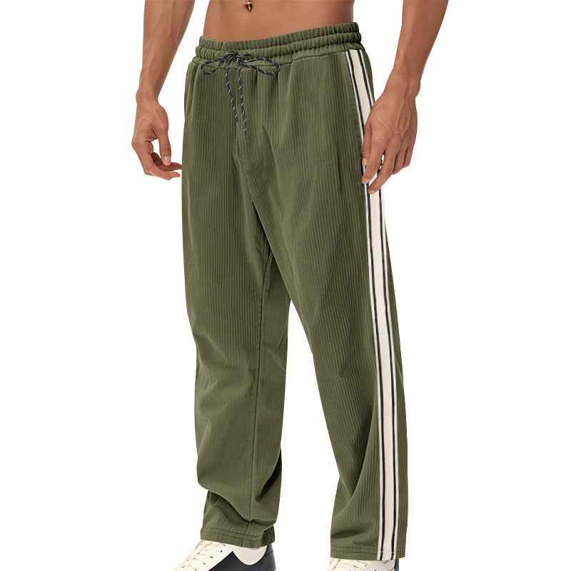 Men's sporty leisure pants with breathable inserts and comfortable drawstring Skorter