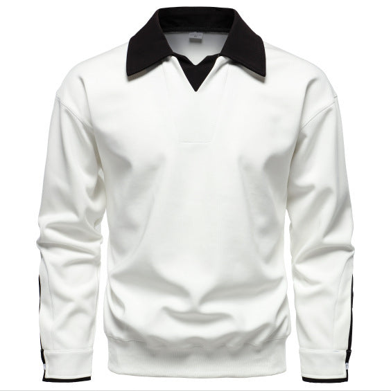 Men's sporty sweater with modern collar and optimal comfort Skorter
