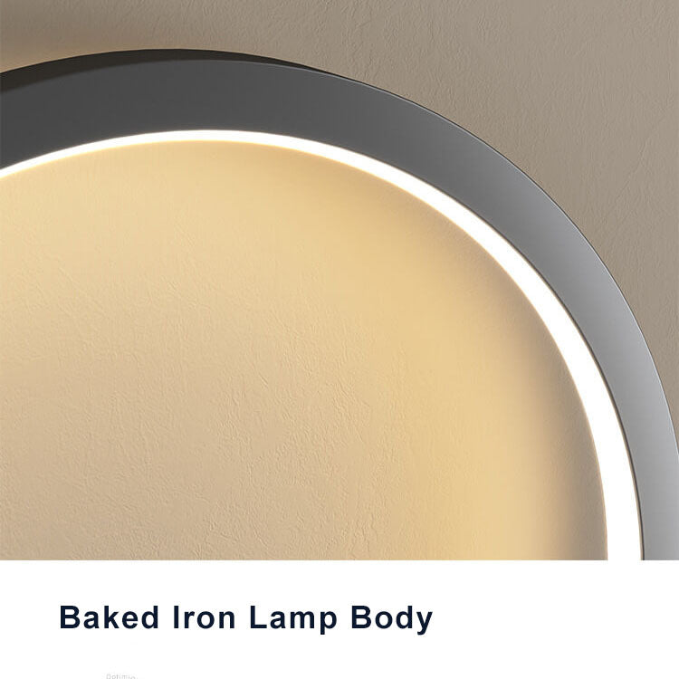 Skorter | Minimalist round LED wall lamp with arm, 1 light