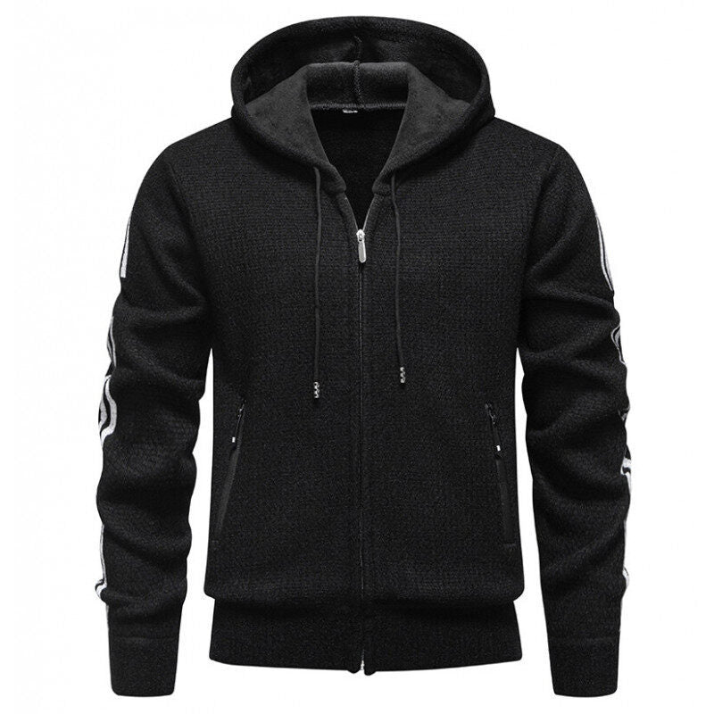 Men's sweat jacket with practical zippered pockets and modern design Skorter