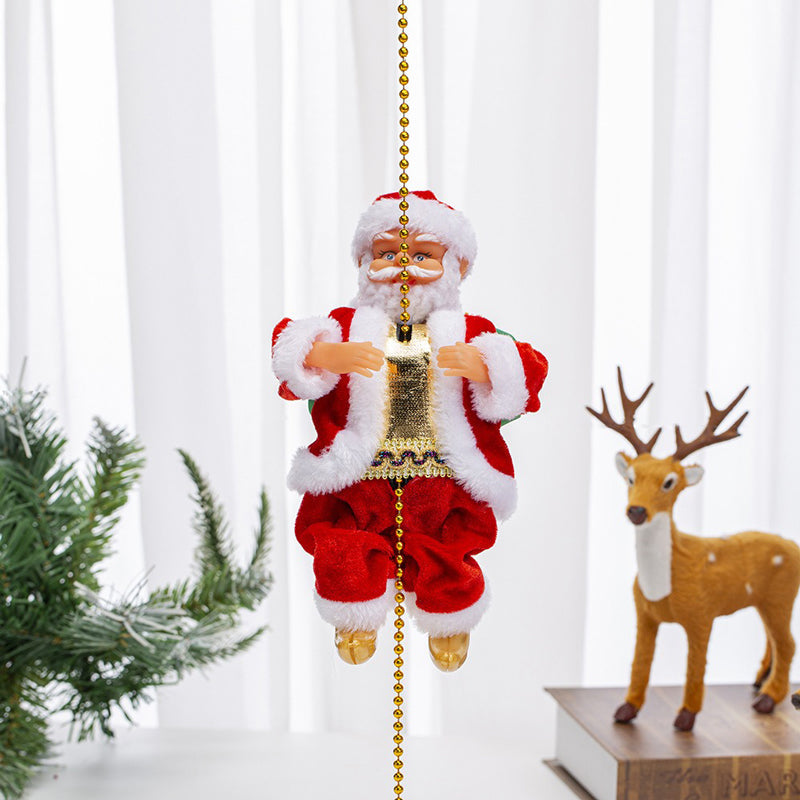 skorter | Electric Santa Claus Climbing Ladder With Music