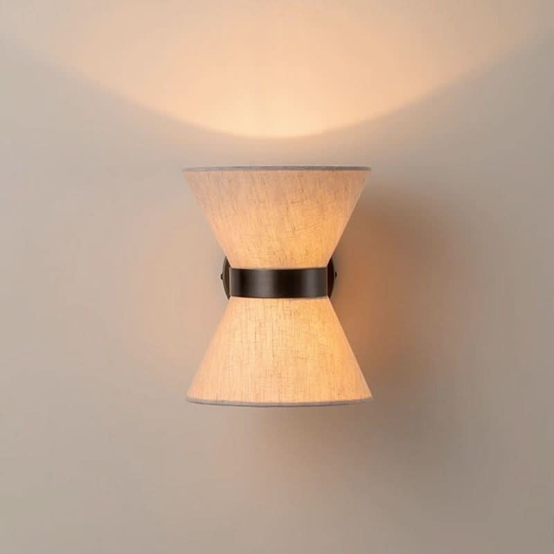 Skorter | Silk Shade Wall Lamp – Modern Wabi Sabi Design