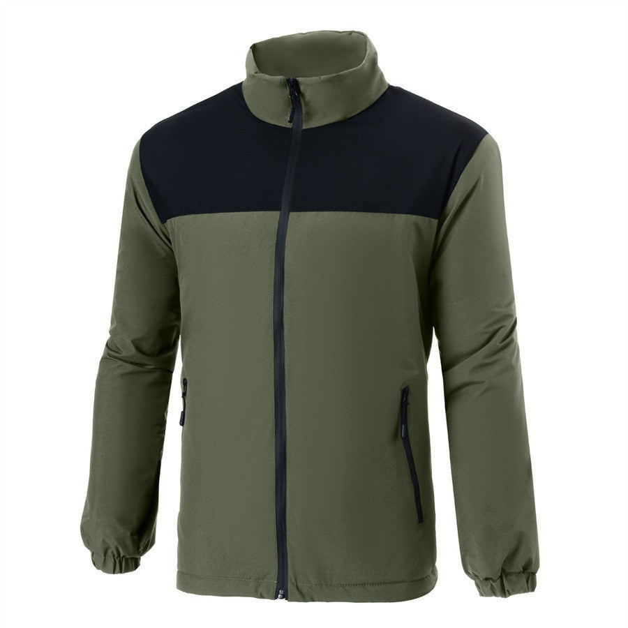 Men's transitional jacket with high collar and heat-insulating properties Skorter