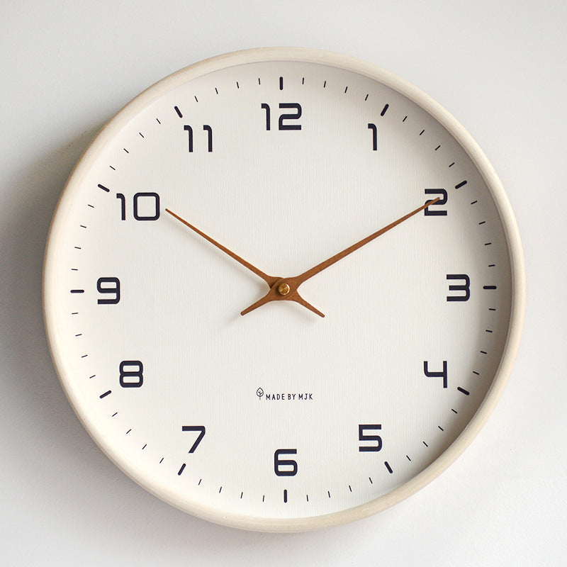 Skorter | Minimalist Analog Wooden Wall Clock for Home