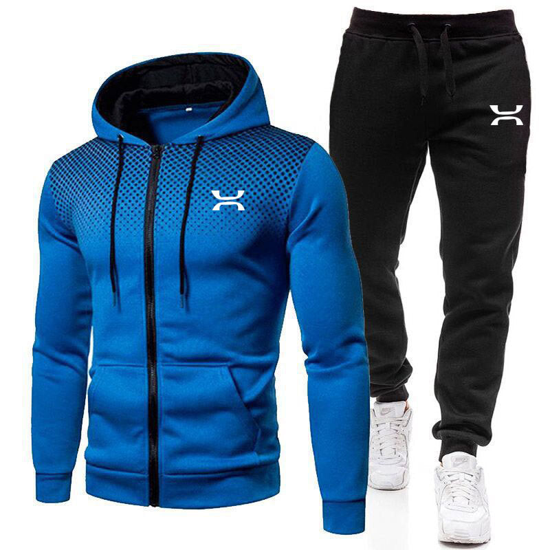 Men's sports suit with breathable hoodie and comfortable joggers Skorter