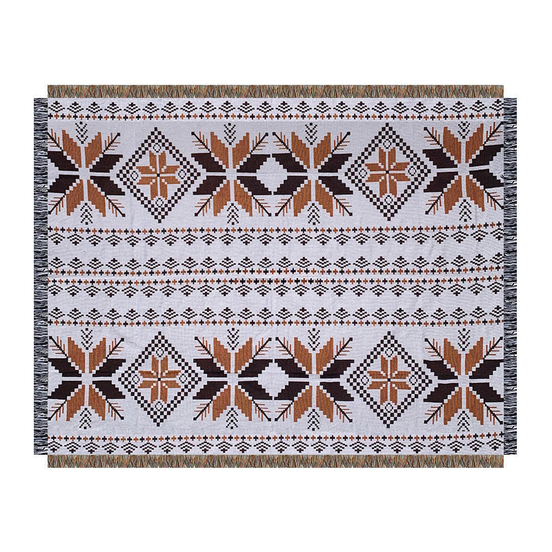 Skorter | National Style woven Casual Blanket Fabric Blanket Cover Blanket