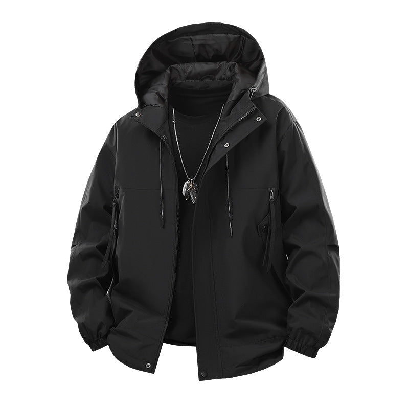 Men's technical outdoor jacket with breathable membrane and multifunctional pockets Skorter