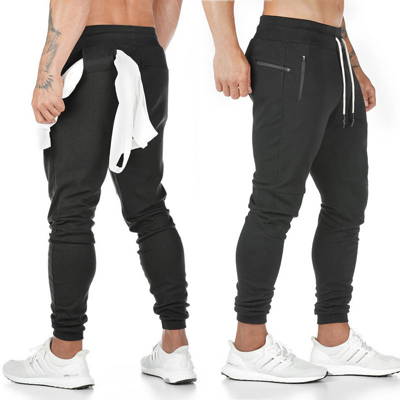 Men's sporty jogging pants made of high-quality stretch material with practical pockets Skorter